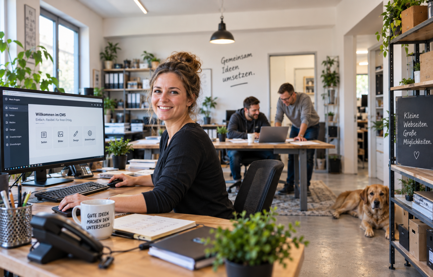 Individuelle Websites mit klarer Gestaltung
